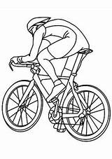 Rowerzysta Cycling Zawodach Kolorowanka Druku Drukowanka sketch template