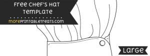 chefs hat template large