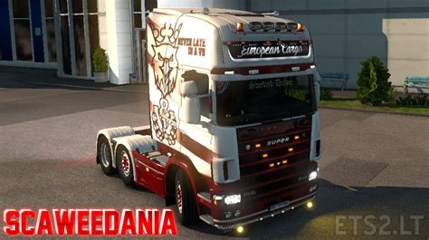 scania  series red griffin  skin ets  mods