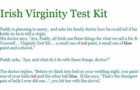 Irish Virginity Test