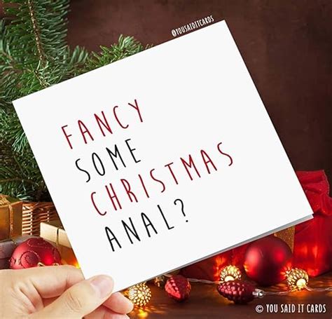 Fancy Some Christmas Anal Funny And Rude Christmas Card Uk