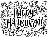 Halloween Prints Coloring Pages Printable sketch template