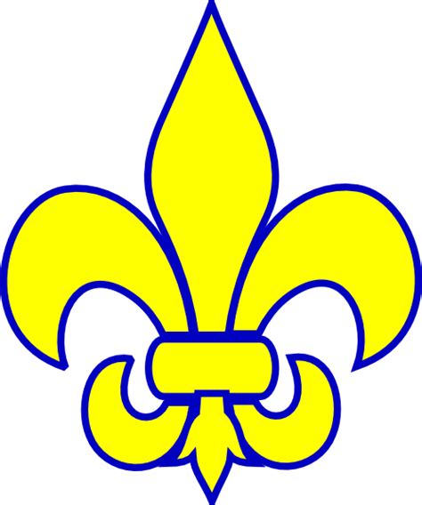 boy scout symbol fleur de lis clipart