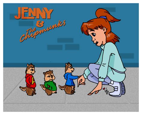 Various Cartoons Jenny And The Chipmunks By Kalahee On