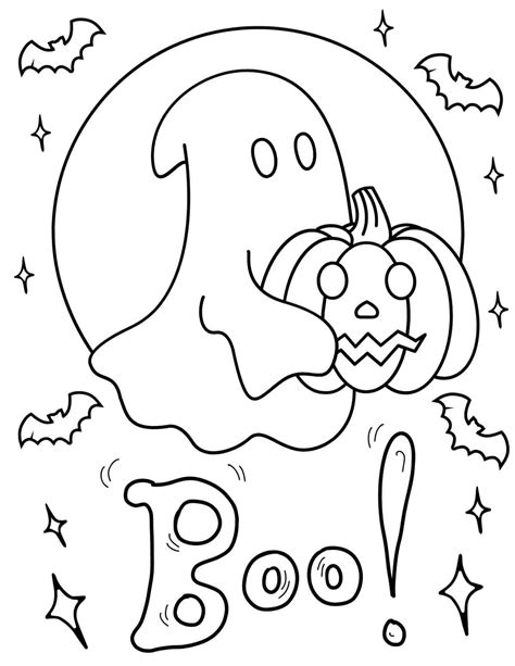 printing halloween coloring pages