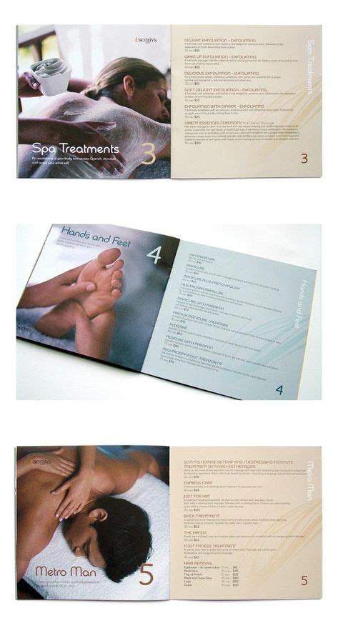 examples  spa brochure designs spa brochure brochure spa flyer