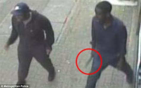 video of cctv footage shows knife fight outside london