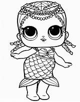 Lol Coloring Dolls Pages Surprise Print Series Baby Punk Miss sketch template
