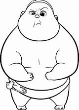 Baby Fat Big Coloring Pages Printable Boss Categories Cartoon sketch template