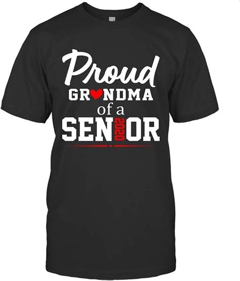 Cz04fashion Proud Grandma Senior 2020 Generic Custom Shirt