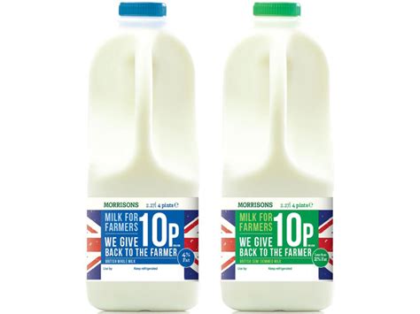 morrisons to sell new milk for farmers brand to support british dairy