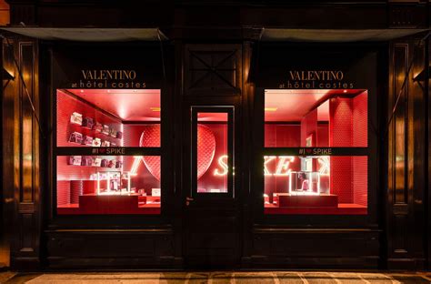 valentino pop  boutique opens  hotel costes  hotel trotter