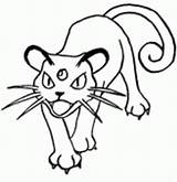 Pokemon Coloring Persian Pages Meowth Pokemons Related Galleries sketch template