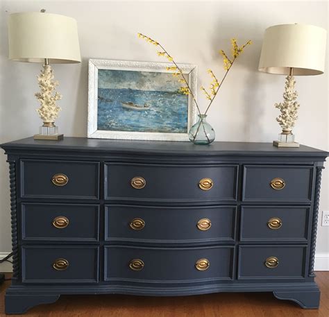 hale navy painted dresser painted bedroom furniture repainting