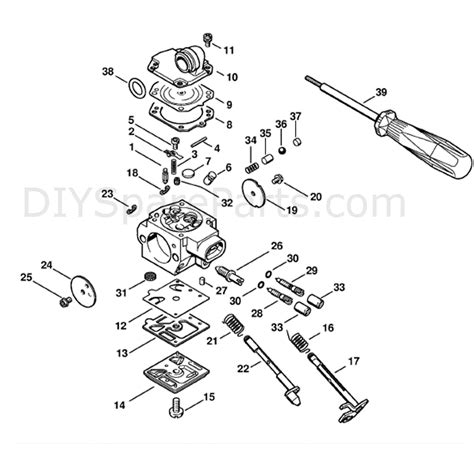 stihl ms  chainsaw ms rz parts diagram carburetor hd