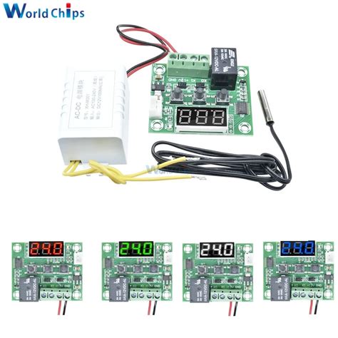 ac   digital led thermostat temperature control switch thermometer module board