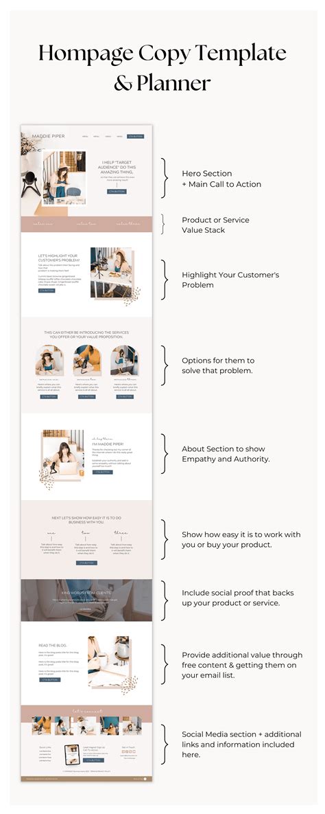 homepage copy template  planner powered  thrivecart