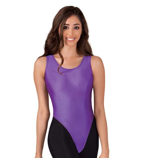 women s nylon lycra tank thong leotard for gymnastics dance leotards girls ballet dance tops