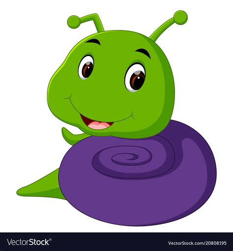 illustration   smiling snail    preview  high