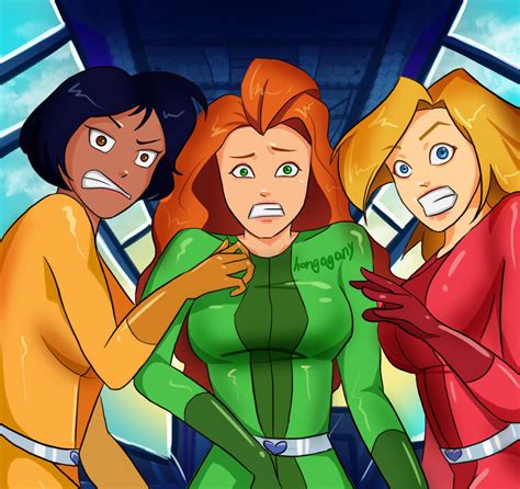 totally spies cartoon by hongagany on deviantart