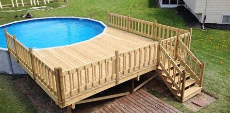Above Ground Pool With Deck Packages Can Be An Affordable Solution
