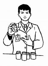 Pharmacist Coloring Pages Pharmacy Clipart Clip Kids Getdrawings sketch template