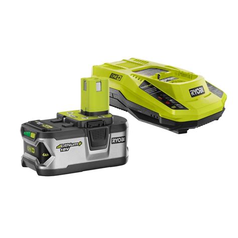 Ryobi 18v One Lithium Ion 4 0 Ah Lithium Battery And Intelliport