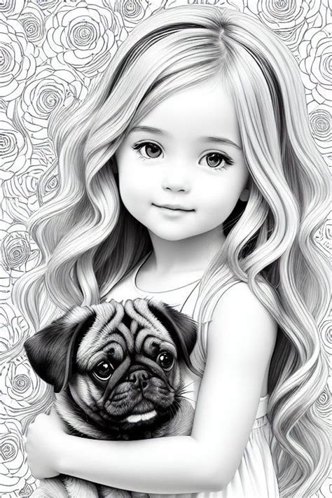 coloring book page  kids coloring book art grayscale coloring