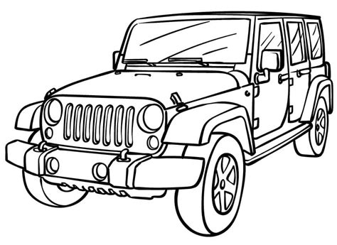 jeep renegade coloring pages coloring cool