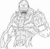 Venom Lineart sketch template