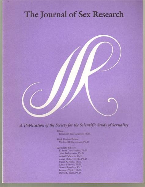 journal of sex research vol 33 4 1996 scholarly quarterly ebay