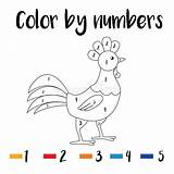 Vel Kinderspel Afdrukbaar Basis Kleuren Educatief Kleur Cijfers sketch template