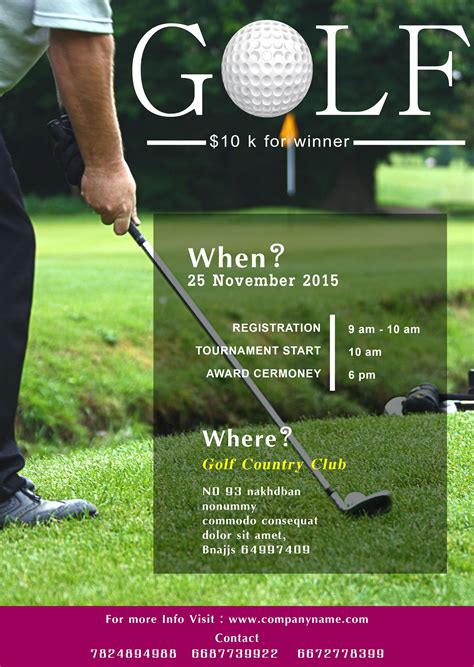 golf outing invitations template luxury golf outing invitation template