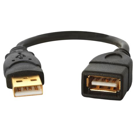 shop  usb  usb extension cable  male   female  inches mediabridge products
