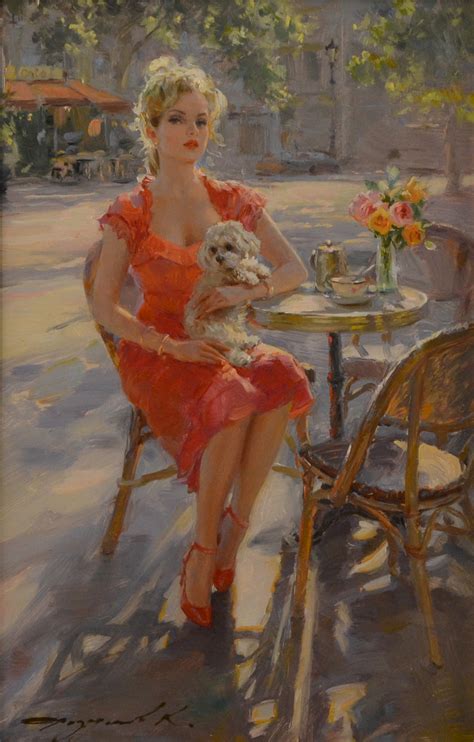 afternoon tea in paris ~ konstantin razumov ~ thomas fine art