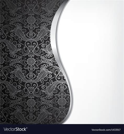 background  silver border royalty  vector image