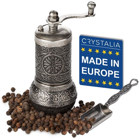 black pepper grinder refillable turkish spice mill  adjustable