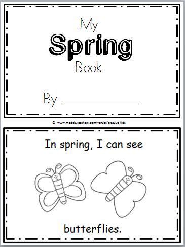 printable books  kindergarten