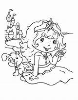 Strawberry Shortcake Coloring Crown Wear Beautiful Play Pupcake Kids Princess Palace Colouring sketch template