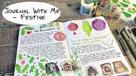 festive journaling time