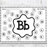 Dab Dot Alphabet Worksheets Activities Choose Board Bingo sketch template