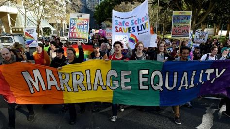 thousands rally in australia for same sex marriage