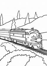 Treni Mewarnai Kereta Treno Freight Pianetabambini Stampare Disegno Transport Wagons Coupled Steam sketch template