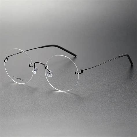 denmark brand rimless screwless glasses frame men women vintage