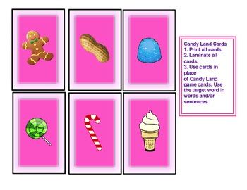candyland color cards
