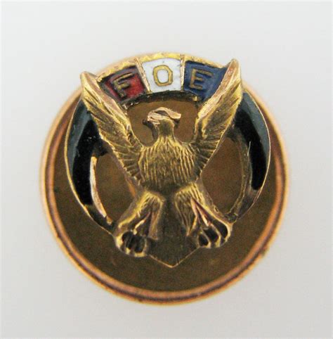 A308 Vintage Collectible Fraternal Order Of Eagles Lapel Pin Etsy