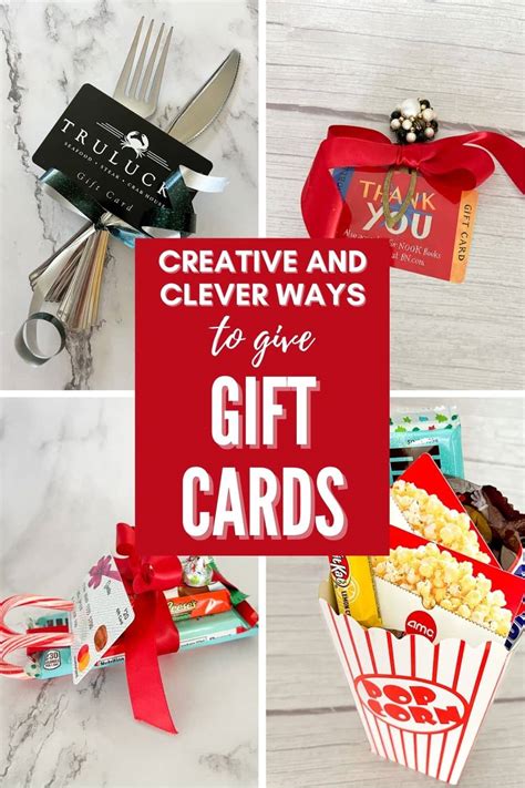 creative  fun ways  give gift cards