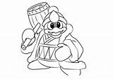 Dedede Kirby Draw Pit Getdrawings Loudlyeccentric Realistic Aeroplane sketch template