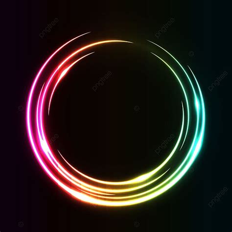 gambar bulatan abstrak bulat pelangi cahaya kesan  latar belakang