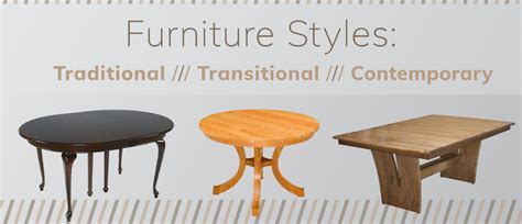 furniture styles contemporary traditional  transitional style furniture timber  table